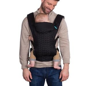 Infantino Upscale Customizable Baby Infant Toddler Carrier Front Back Black